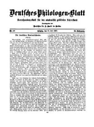 Die deutschen Auslandsschulen : (Schluß)