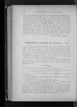 Verhandlungen zu Dordrecht und Antwerpen. - 1387.