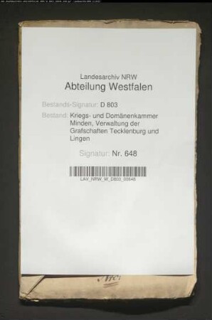 Das Doen-Kolonat, Kirchspiels Lengerich
