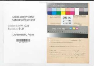 Entnazifizierung Franz Lichtenstein , geb. 01.07.1912 (Polizeibeamter)