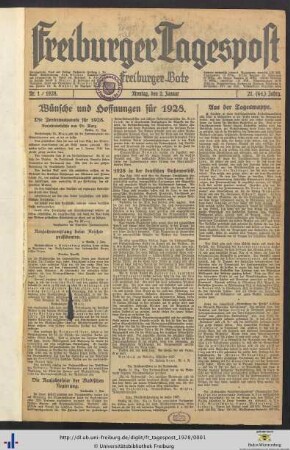 Nr. 1-25 (Januar 1928)