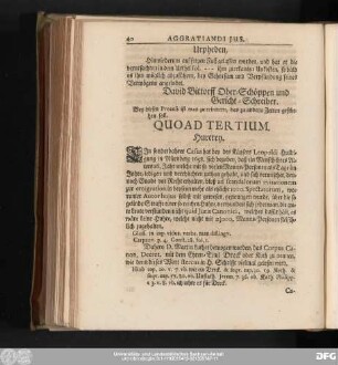 Quoad Tertium. Hurerey.