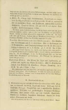 B. Vereinsschriften