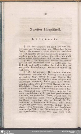 Zweiter Haupttheil
