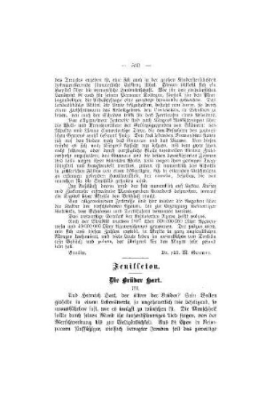 Feuilleton : Die Brüder Hart