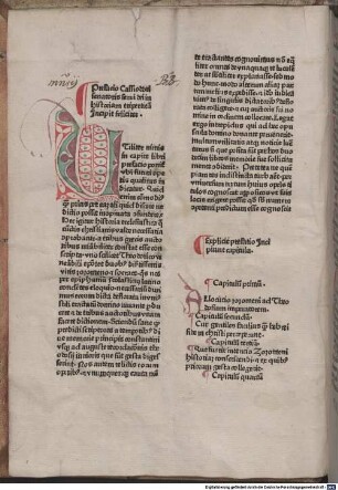 Historia ecclesiastica tripartita : die lat. Übers. der griech. Texte aus Socrates, Sozomenus und Theodoretus von Epiphanius Scholasticus