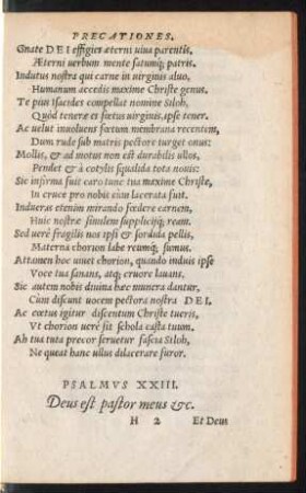 Psalmus XXIII.