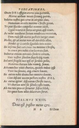 Psalmus XXIII.