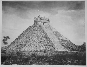 Kukulcán-Pyramide, Chichén Itzá (Sammlung Richard Wegner 1869/1931)