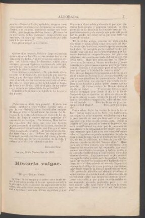 Historia vulgar.