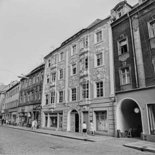 Fassade Reichenstraße : Bautzen. Wohnhaus, Reichenstraße 12. Straßenansicht