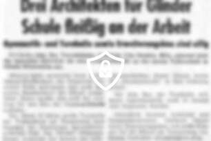 Drei Architekten für Glinder Schule fleißig an der Arbeit