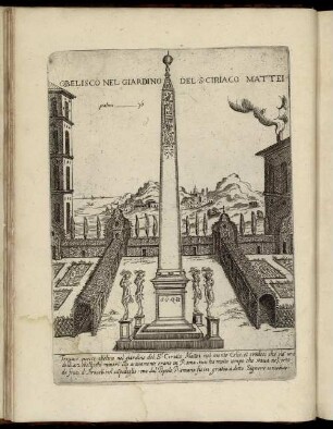 Obelisco Nel Giardino Del S' Ciriaco Mattei