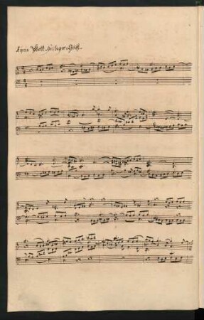 Kyrie Gott Heiliger Geist; org; e-Moll; BWV 674
