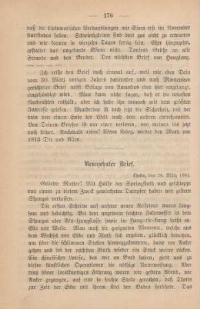 Neunzehnter Brief