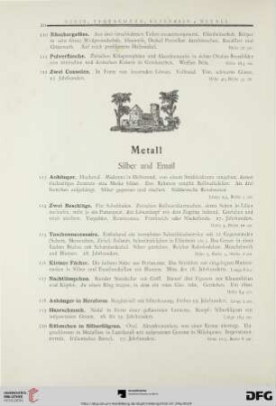 Metall (Nr. 113-173)