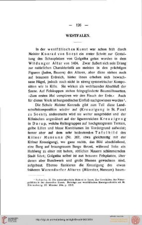 Zweiter Teil: Alte Formeln und neues Sehen (1400-1430), Wetsfalen