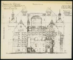 Theater des Westens (auch: Volksoper), Berlin-Charlottenburg: Ansicht 1:100