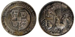 Kiel: Medaille des Schleswig-Holsteinischen Zentralvereins für Geflügelzucht