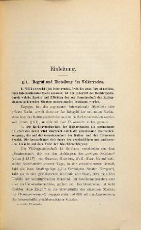 Das Völkerrecht : systematisch dargestellt