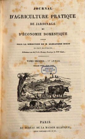Journal d'agriculture pratique et de jardinage. 2. 1838/39