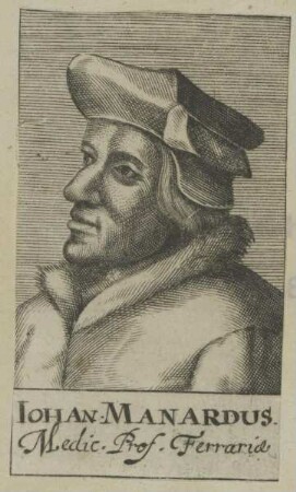 Bildnis des Iohannes Manardus