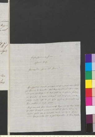 Brief von Ersch, Johann Samuel an Goethe, Johann Wolfgang von