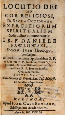 Locutio Dei Ad Cor Religiosi