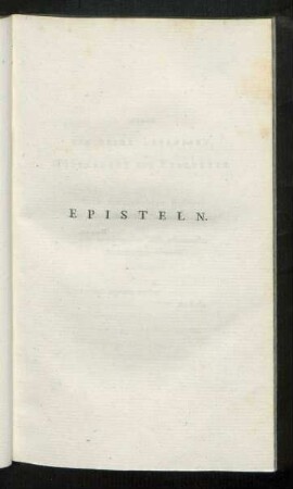 Episteln