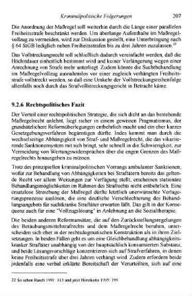207-208, 9.2.6 Rechtspolitisches Fazit