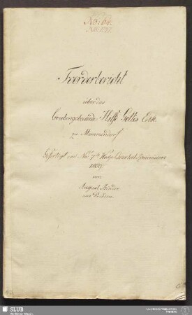 Foerderbericht über das Grubengebaeude Hilfe Gottes Erbst: zu Memmendorf - 17.7147 4.