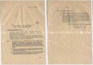 Befehl des Oberbefehlshabers im Heimatkriegsgebiet Generaloberst Hoepner über das Verbot der Tätigkeit des NSDAP und die vorläufige Beschlagnahme des Parteivermögens im Rahmen der Operation "Walküre" - Sachkonvolut