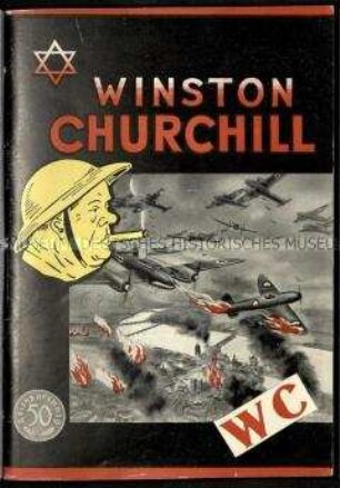 Nationalsozialistische Propagandaschrift über den britischen Premierminister Winston Churchill