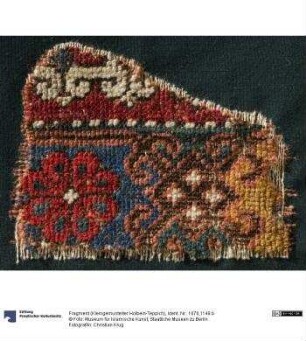 Fragment (Kleingemusterter Holbein-Teppich)
