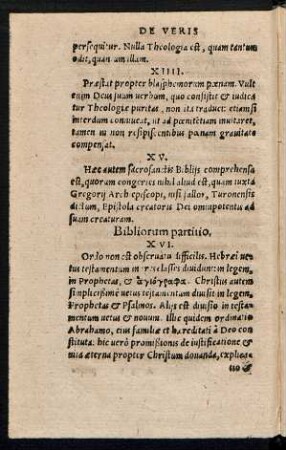 Bibliorum partitio.
