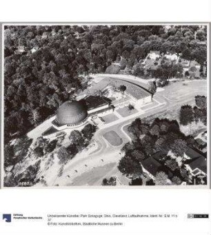 Park Synagoge, Ohio, Cleveland, Luftaufnahme