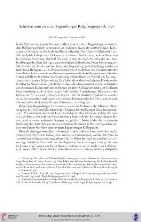 Schriften zum zweiten Regensburger Religionsgespräch 1546