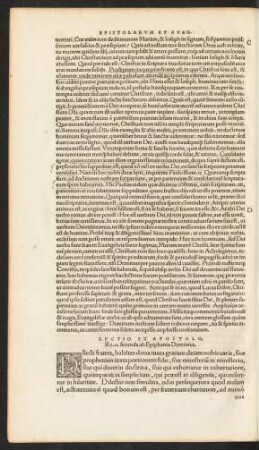 Lectio ... secunda ab Epiphania Dominica.