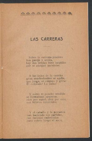 Las carreras