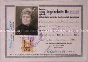 Berechtigungsausweis zur Jagd