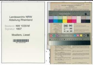 Entnazifizierung Liesel Moellers , geb. 09.09.1922 ()