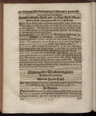 Anderes Haupt-Stück.