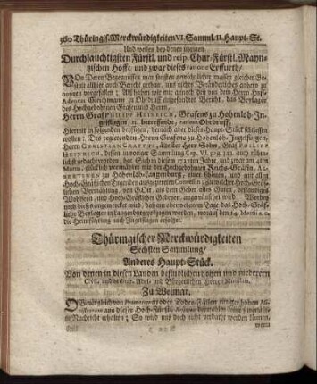 Anderes Haupt-Stück.