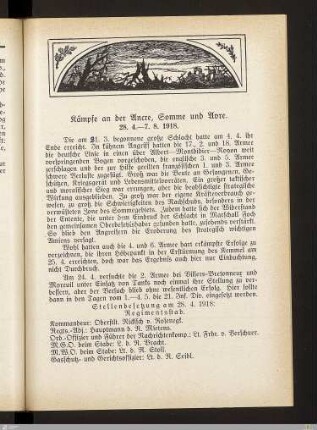 Kämpfe an der Ancre, Somme und Avre