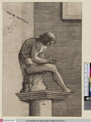 [Der Dornauszieher; L'homme se tirant une épine du pied; Lo Spinario]