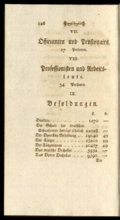 VIII. Professionisten und Arbeitsleute