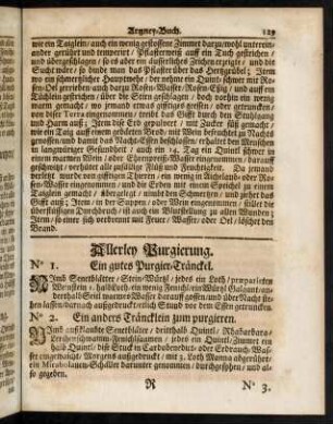 129-146, Allerley Purgierung. - Allerley Zäpffel zu machen.