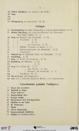 Verschiedene gemalte Tonfiguren (Nr. 43-58a)