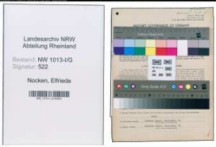 Entnazifizierung Elfriede Nocken , geb. 01.12.1915 (Haustochter)