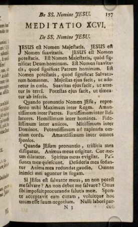 197-208, Meditatio XCVI - CI